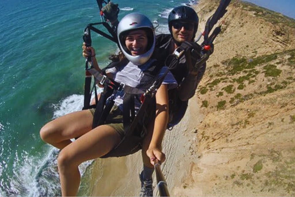 Paragliding at Arsuf
