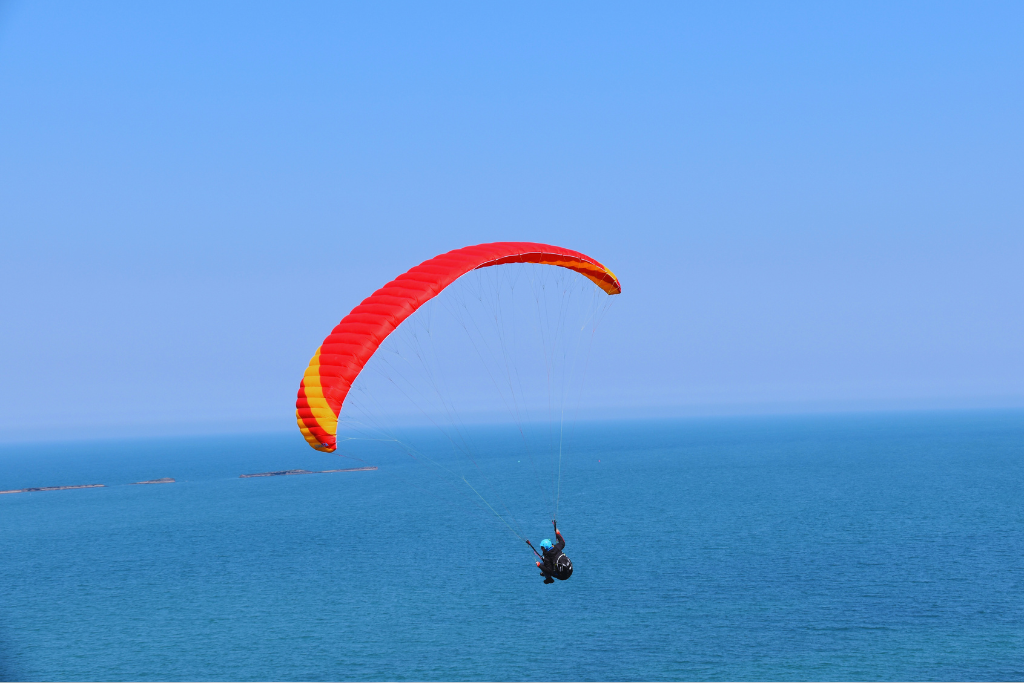 Paragliding at Arsuf