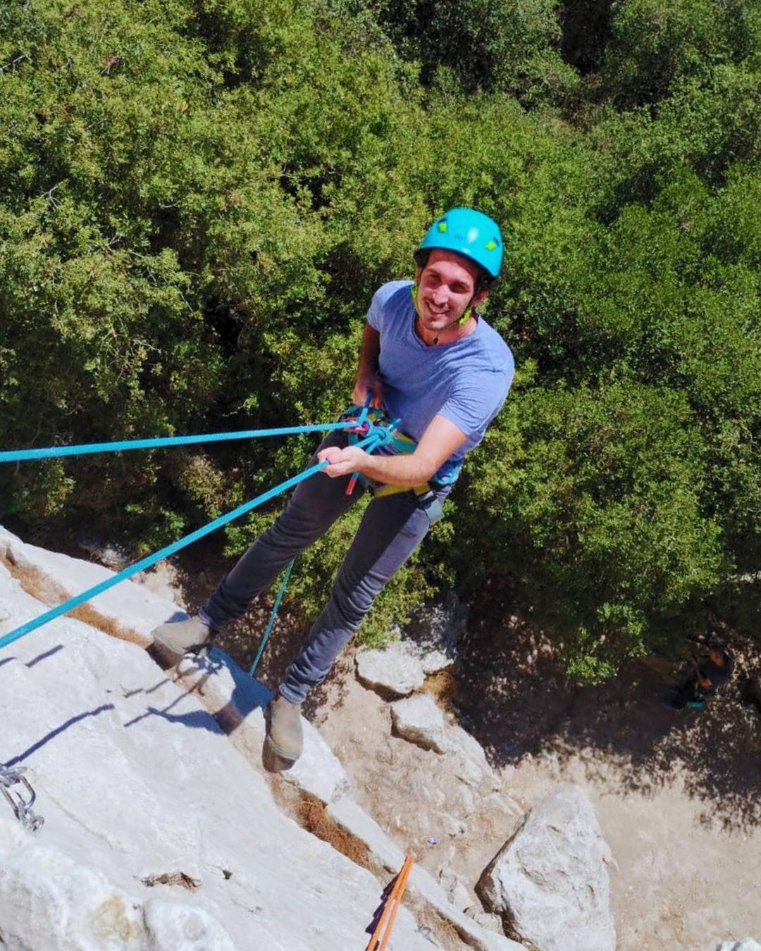 סנפלינג וטיפוס במחצבות קדומים