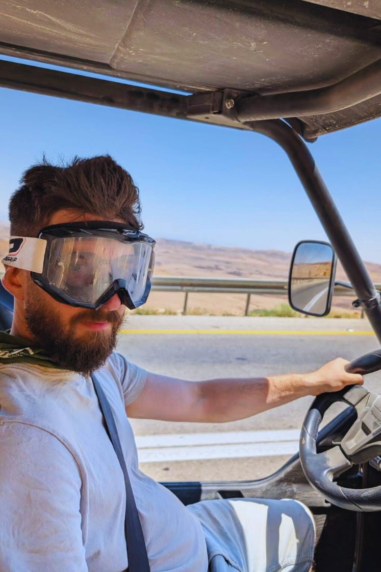 ATVing in Ramon Crater