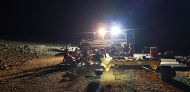 Camping in the Judean Desert