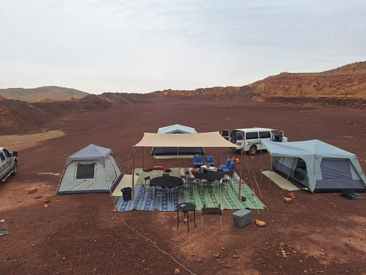 Camping in Ramon Crater