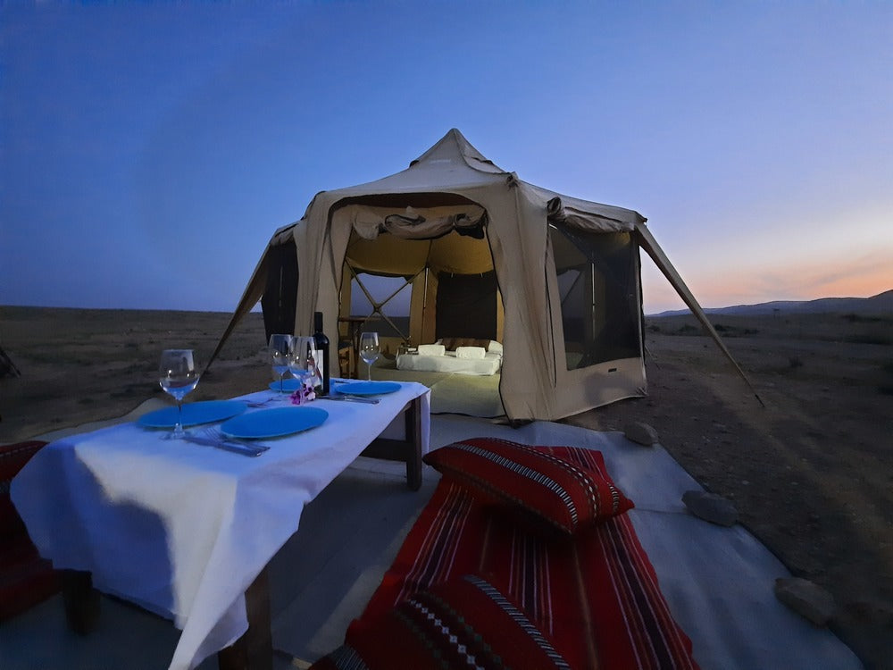Camping in Ramon Crater