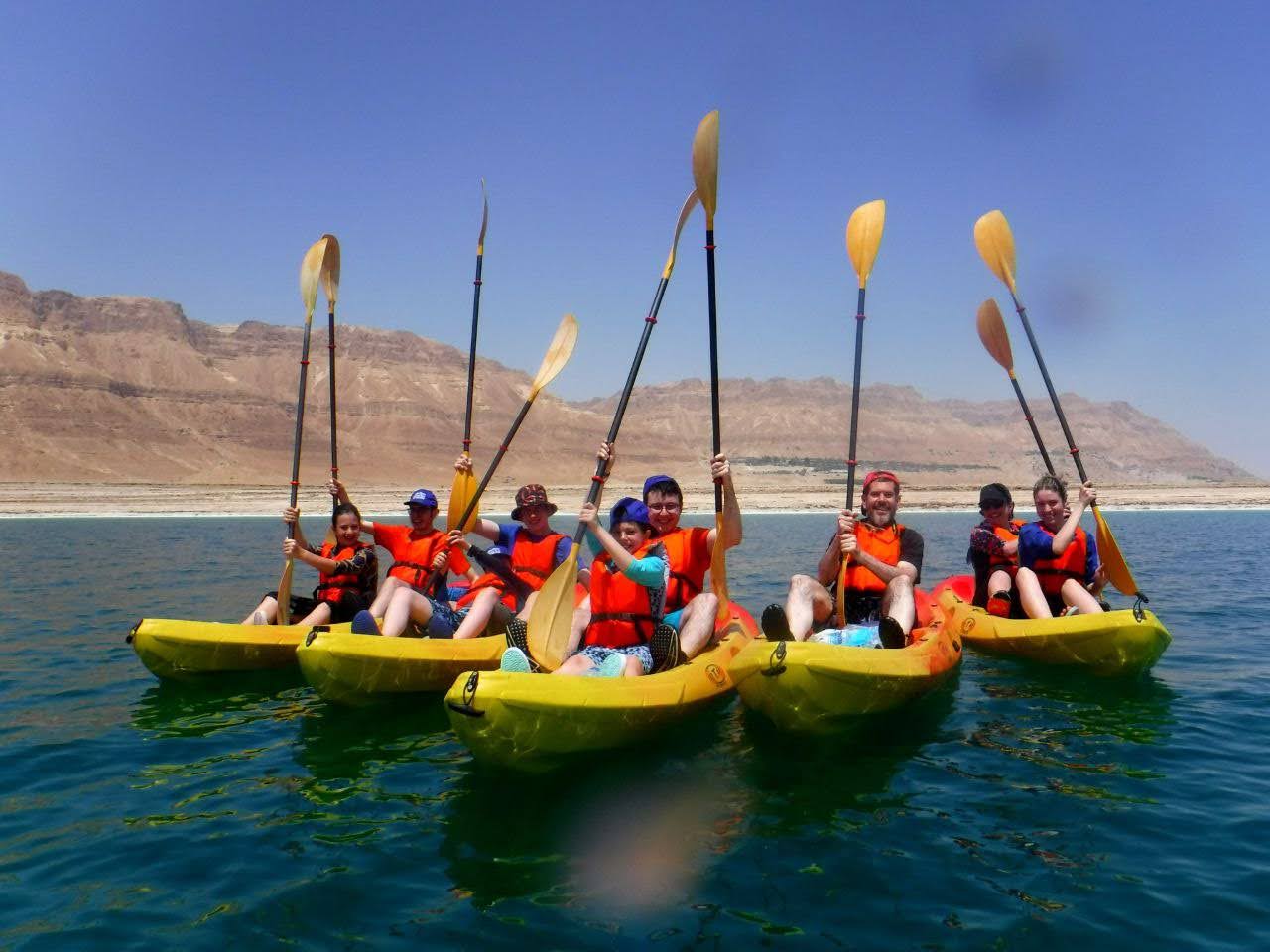 קיאקים בים המלח