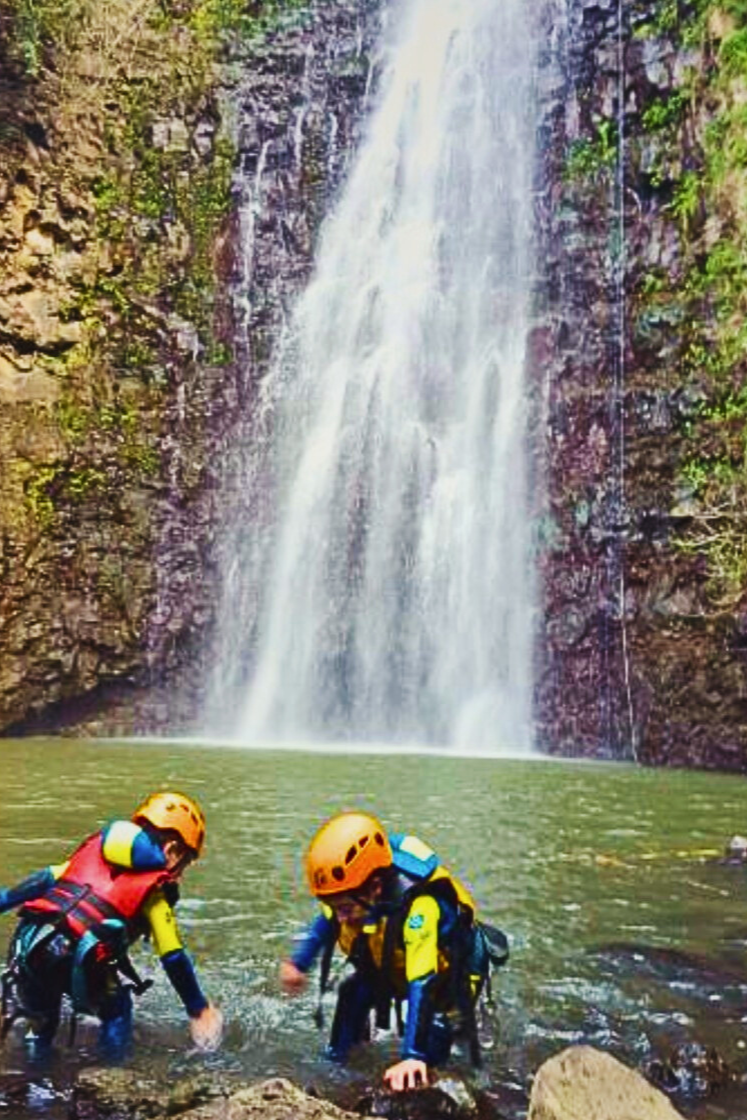 Winter Rappelling at Nachal Jilabun