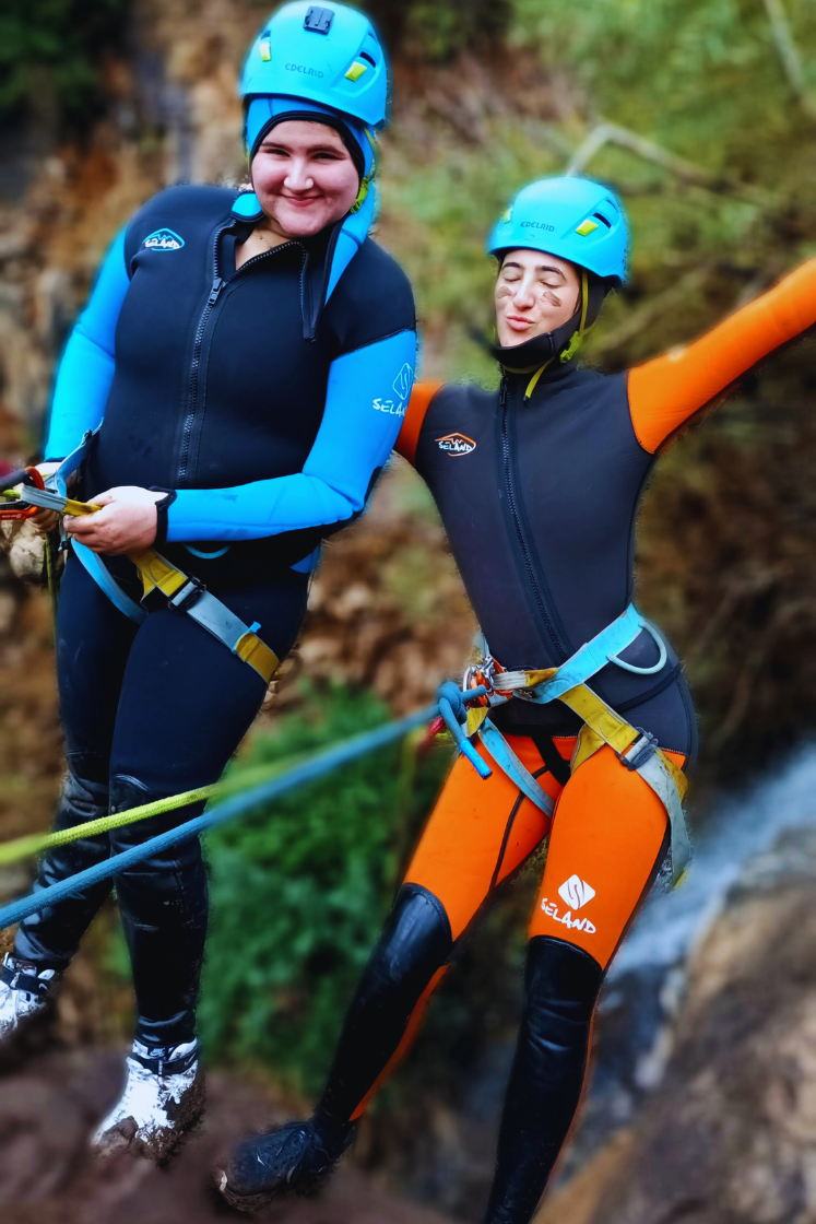 Winter Rappelling at Nachal Jilabun