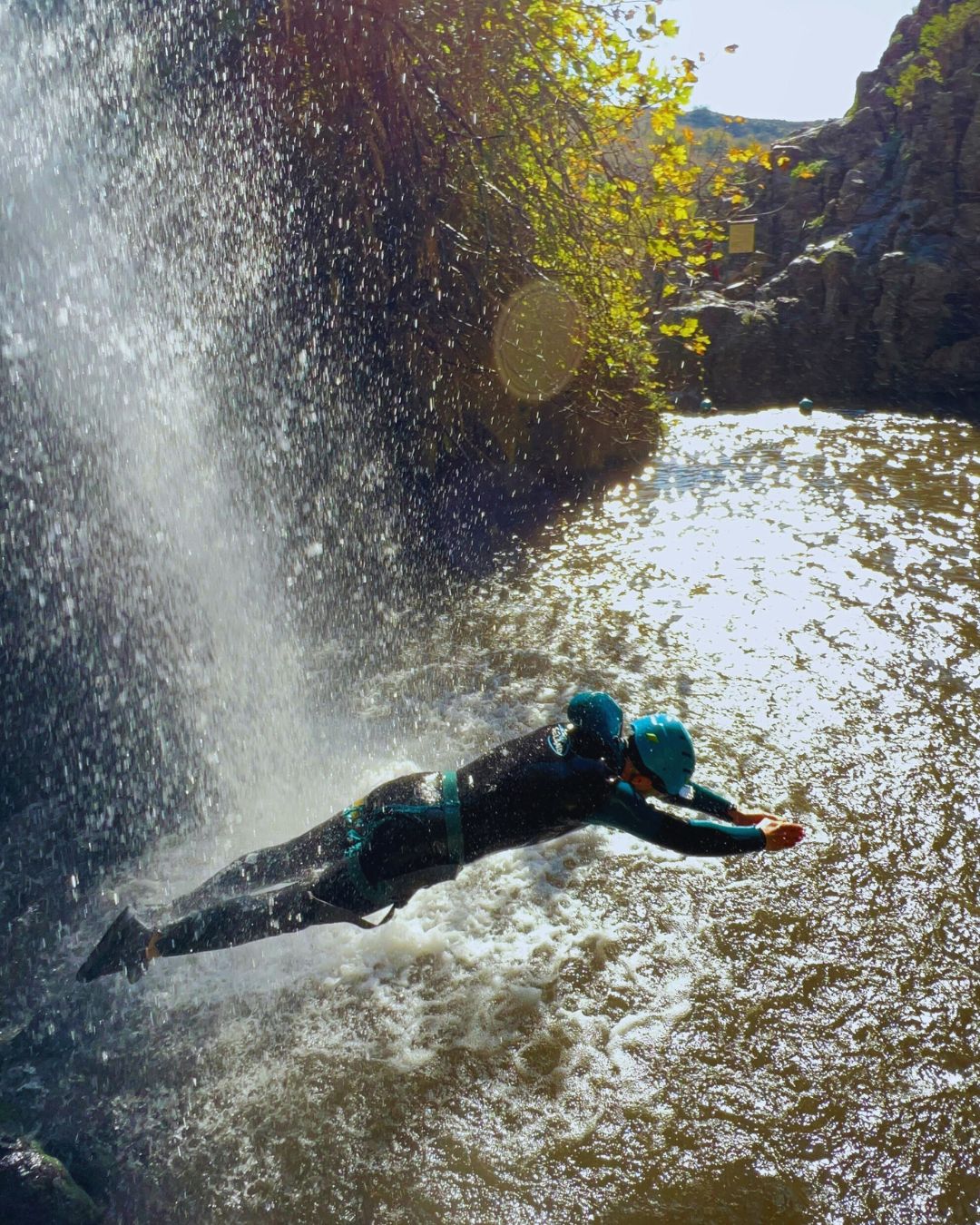 Winter Rappelling at Nachal Jilabun