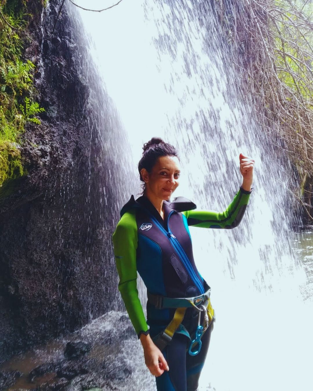 Winter Rappelling at Nachal Jilabun