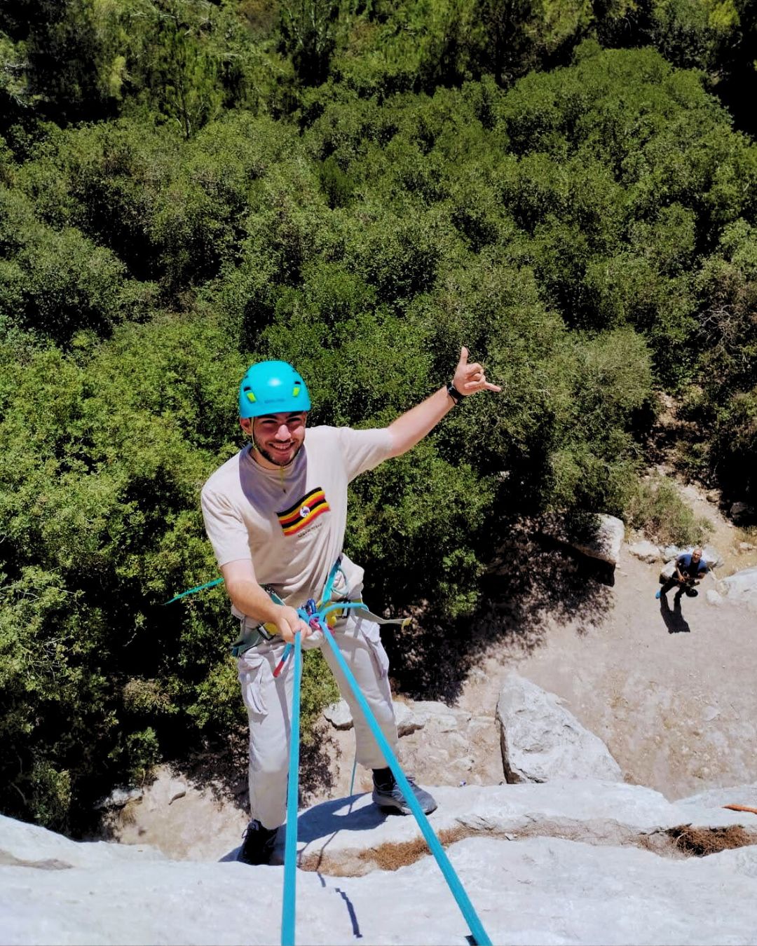 סנפלינג וטיפוס במחצבות קדומים