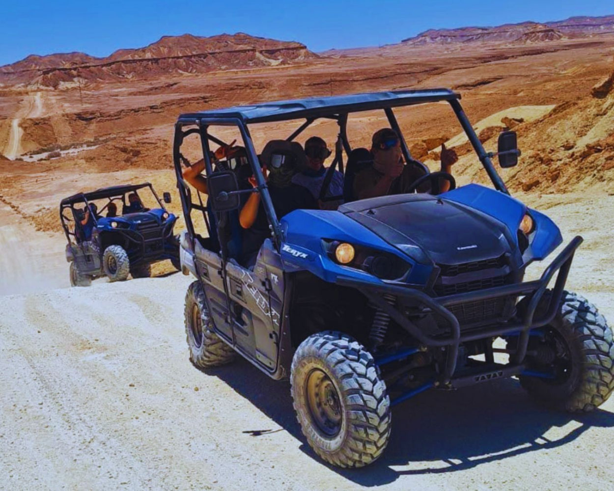 ATVing in Ramon Crater
