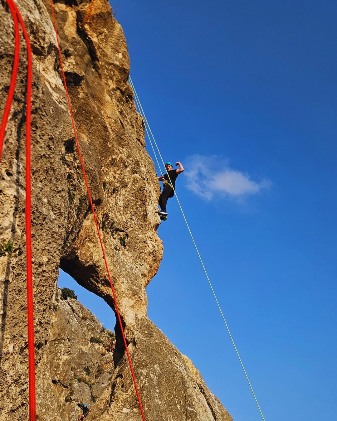 Yonim Cliff - rappelling and rock climbing