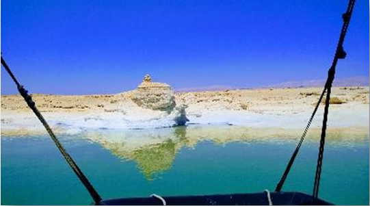 שיט בסירת מנוע בים המלח