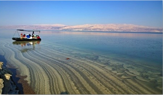 שיט בסירת מנוע בים המלח