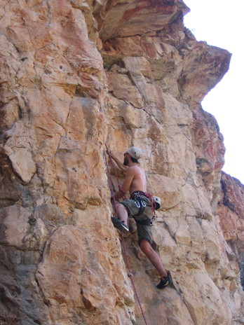 Shilat Cliff Advanced Rock Climbing