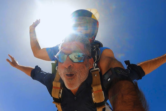 Skydiving at the Dead Sea